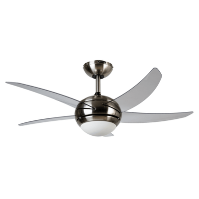 Ventilador Decorativo de Techo para Oficina - MASTERFAN DUBAI 48 - Varios Colores - 5 Aspas Áreas Medianas - DUBAI 48 - Masterfan - NOGAL BEAT - Ventilador Decorativo