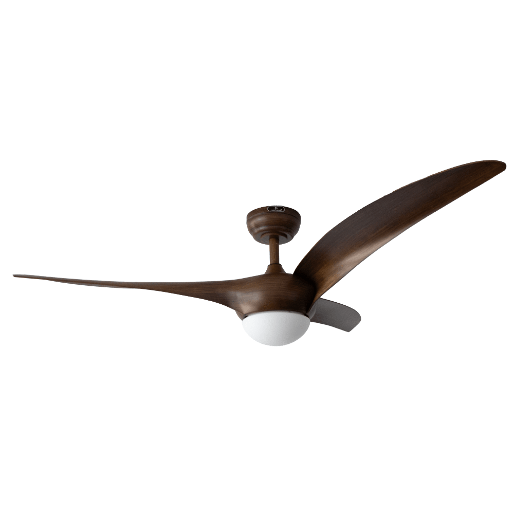 Ventilador Decorativo de Techo para Sala de Juntas - MASTERFAN Danza 52 - Caoba - 3 Aspas ABS - Danza 52 - Masterfan - NOGAL BEAT - Ventilador Decorativo