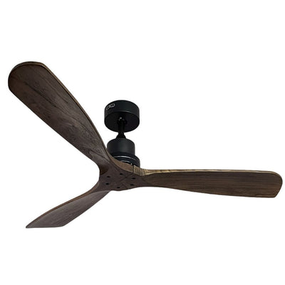 Ventilador Decorativo de Techo para Sala de Juntas - MASTERFAN EEROS SATINADO - Varios Colores - 3 Aspas Áreas Grandes - Eeros Negro - Masterfan - NOGAL BEAT - Ventiladores