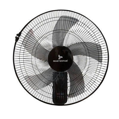 Ventilador Industrial de Pared para Bodegas - MASTERFAN MURO 18" - Varios Colores - 5 Aspas Áreas Medianas - MURO NEGRO - Masterfan - NOGAL BEAT - Ventiladores