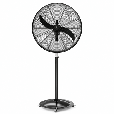 Ventilador Industrial de Plataforma Móvil - MASTERFAN HURACÁN ELITE 30” - Negro - 2 Aspas - 3 Velocidades - HURACÁN ELITE 30" - Masterfan - NOGAL BEAT - Ventilador Industrial