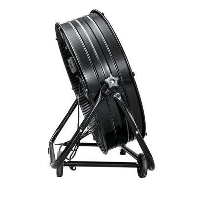 Ventilador Industrial de Tambor - MASTERFAN VENTURO 24" - Negro - 3 Velocidades - 3 Aspas - VENTURO 24" - Masterfan - NOGAL BEAT - Ventilador Industrial
