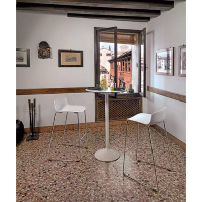 BANCO COLOS VESPER 3B | Banco Christoph Jenni Multiusos Restaurante Barra | 65 cm | Base Trineo | Varios Colores | Polipropileno | Interior + Exterior Hotel Cafetería Bar Hostelería Comercio