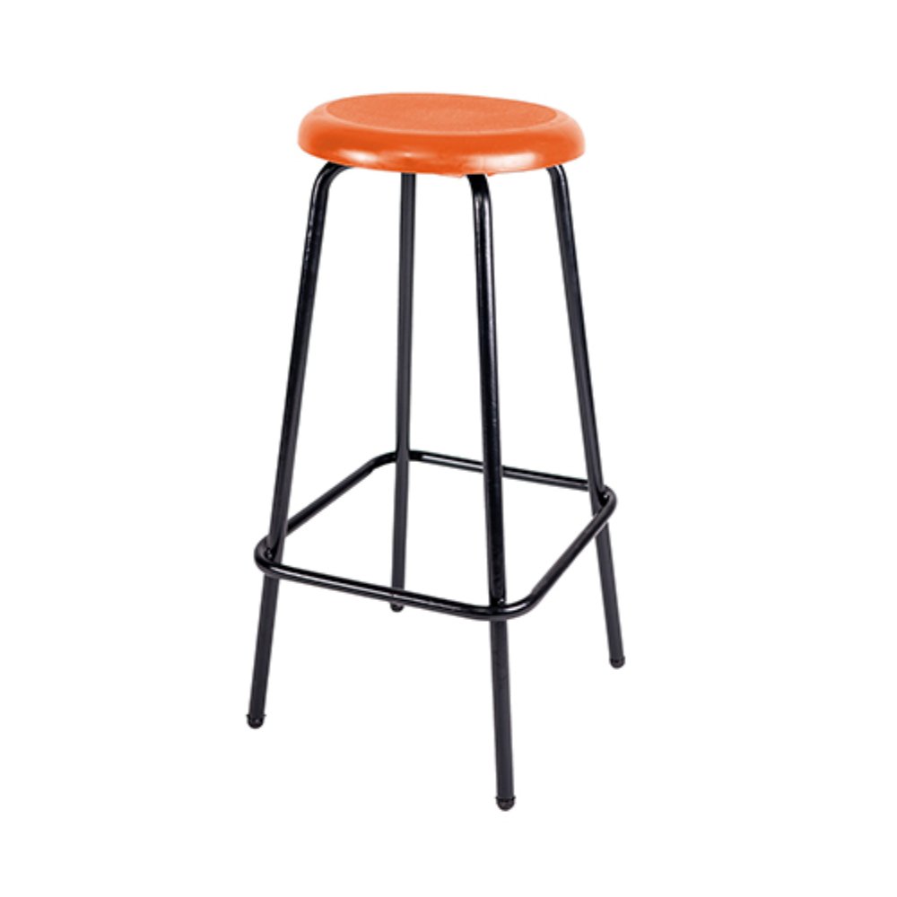 BANCO OFFIHO ARNE OHV-121 | Banco Visitante Barra | Alto | Base 4 Puntas | Varios Colores | Polipropileno | Interior