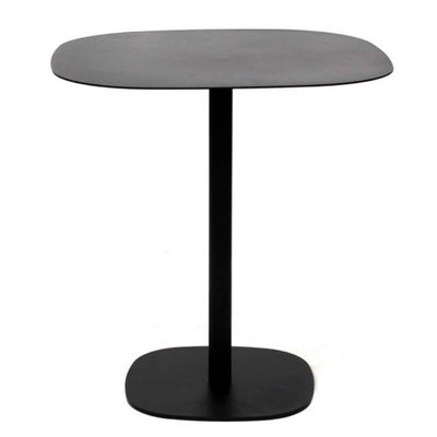 MESA NOGAL BEAT MESA IRON DINNING | Mesa Comercial Diseño Industrial Barra Bar Restaurante | 74 cm | Resistente al Agua | Interior + Exterior