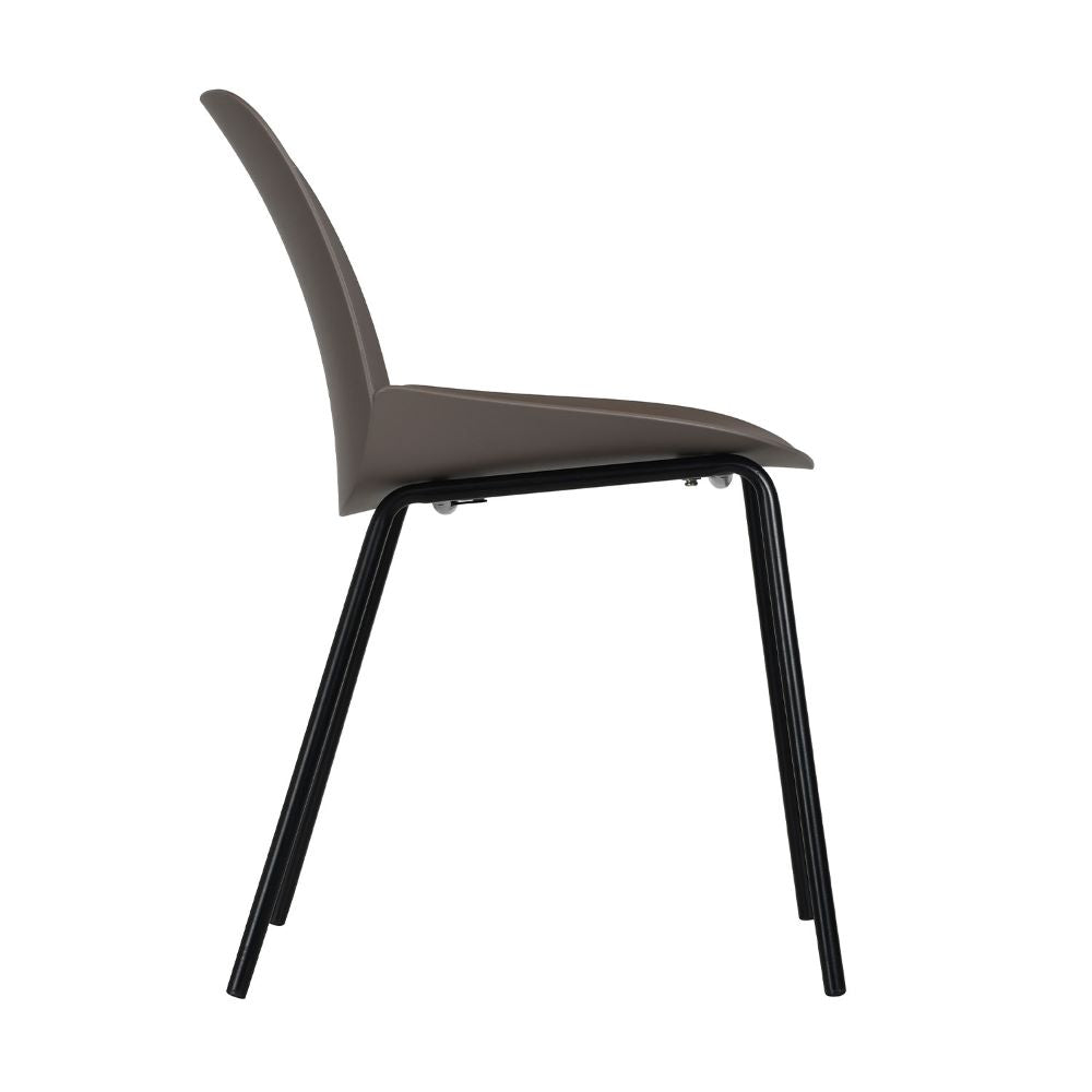 SILLA KINGSTRONG NOTO 829 SILL0903762 | Silla Comercial para Restaurante | Base 4 Puntas Metal | Polipropileno | Interior