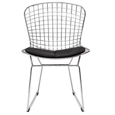 SILLA NOGAL BEAT SILLA BERTOIA | Silla Comercial para Hotel | Varios Colores | Acero | Interior