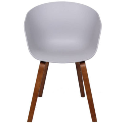 SILLA NOGAL BEAT SILLA STELLA | Silla Visita Espacios Comerciales | Patas Metalicas | Varios Colores | Piel Sintética | Interior Salas de Visita Comercio Restaurante Cafetería Hotel Hostelería