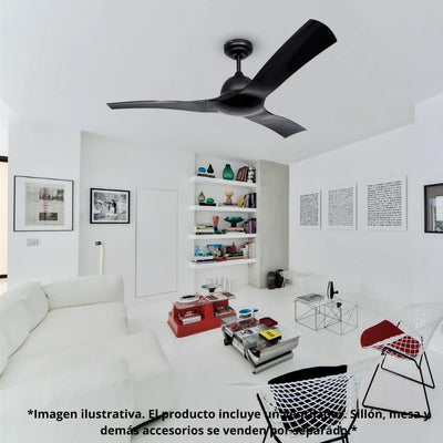 Ventilador Decorativo de Techo para Sala de Juntas - MASTERFAN ECLIPSE - Negro - 3 Aspas Áreas Grandes Ventiladores de Techo Ventiladores de Pie Ventiladores de Pared Ventiladores Decorativos Diseño de Interiores Estilo Funcionalidad Espacio Acogedor Oficina Sala Terraza Asesoramiento Diseño de Interiores Tienda Online Compra Online Atención al Cliente Soporte Servicio Postventa Restaurante Bar Ventilador Comercial Hotel Ambientada
