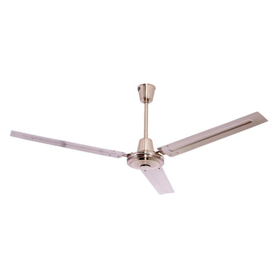 Ventilador Industrial de Techo para Bodegas - MASTERFAN CENTAURO 56 - Satinado - 3 Aspas Áreas Grandes Ventiladores Industriales Circulación de Aire Ventilación Industrial Sistemas de Ventilación Ruido de Ventiladores Aire Fresco Ventilación Industrial Ventilación Comercial Ventiladores de Techo Ventiladores de Pie Ventiladores de Conducto Calidad del Aire Interior Naves Industriales y Fábricas Almacenes y Centros de Distribución Talleres y Fábricas de Procesamiento Centros Comerciales y Grandes Superficies