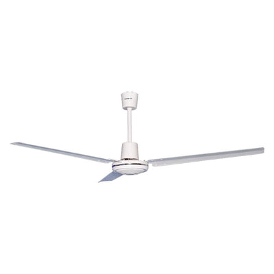 Ventilador Industrial de Techo para Restaurantes - MASTERFAN PROMETHEUS 56 - Blanco - 3 Aspas Áreas Grandes Ventiladores Industriales Circulación de Aire Ventilación Industrial Sistemas de Ventilación Ruido de Ventiladores Aire Fresco Ventilación Industrial Ventilación Comercial Ventiladores de Techo Ventiladores de Pie Ventiladores de Conducto Calidad del Aire Interior Naves Industriales y Fábricas Almacenes y Centros de Distribución Talleres y Fábricas de Procesamiento Centros Comerciales y Grandes