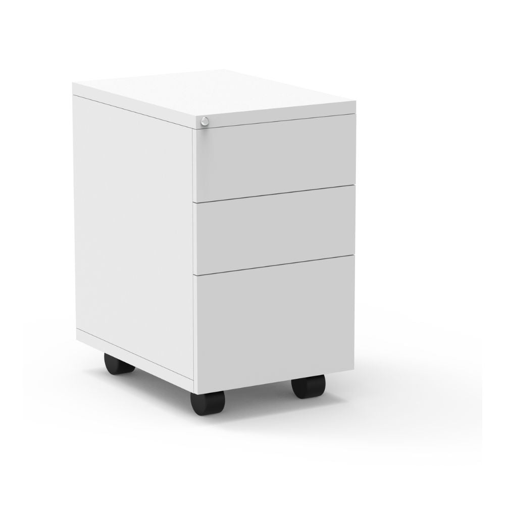 ARCHIVERO COLIN TB-AER | Archivero 2 Cajones 1 Gaveta Jaladeras Laterales | Acero | Varias Medidas | Interior - TB-AER-001 - Colin - NOGAL BEAT - Mobiliario