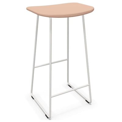 BANCO INFINITI KLEJN 113-5440I-P | Banco Ocasional para Cocina| Base Trineo | Varios Colores | Asiento Polipropileno | Interior Exterior - 113-5440I-PCP - Infiniti - NOGAL BEAT - Bancos