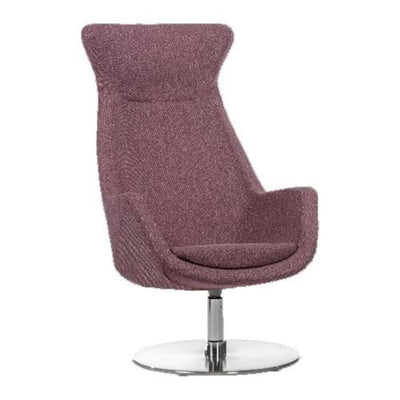 SILLÓN BRATTI KINZICA L KL07-G1 | Sillón Oficina Ocasional | Estructura de Metal Interna para Sujetación de Base Giratorio | Varios Colores | Base Metal y Acero Inoxidable | Interior | Casa Hogar Departamento Proyectos Diseño Interiores Interiorismo