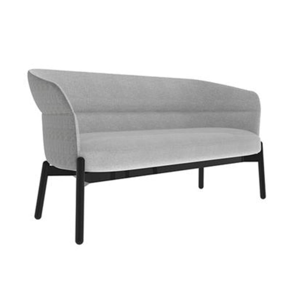 Bratti Sillon Loft Lo2P06 Poliuretano Inyectado Base Madera 4 Puntas - LO2P06 - Bratti - NOGAL BEAT - Sillones