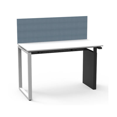 ESTACION VITTA COLIN VTBA2SS | Estación Single Sided Add Two Kit Benching | Acero Melamina | Variedad de medidas | Interior - VTBA2SS-120 - Colin - NOGAL BEAT - Estación, Ambientada