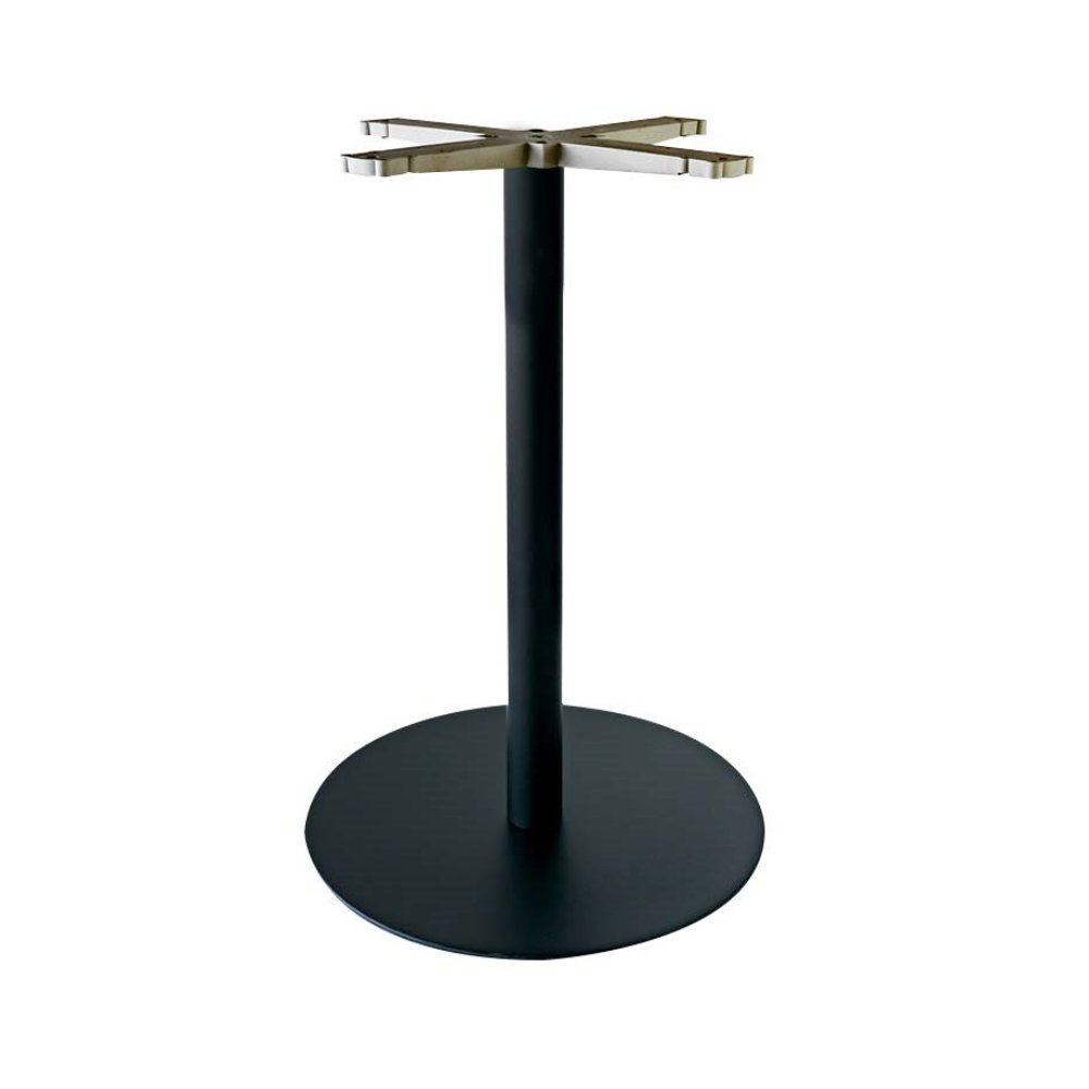 Labenze Base R2 Altura 110 cm Acero Pintado Columna Cilindrica Plato - 160-08450-BCO - Labenze - NOGAL BEAT -