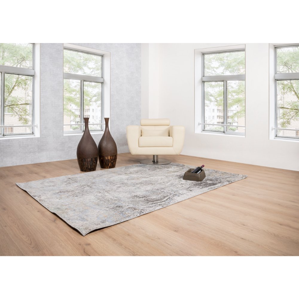 LAVIN ADARA T2257 | Tapete Decorativo para Hogar Oficina | Varias Medidas | Verde Oro Gris | Interior - T2257-60 x 90 - LAVIN - NOGAL BEAT -