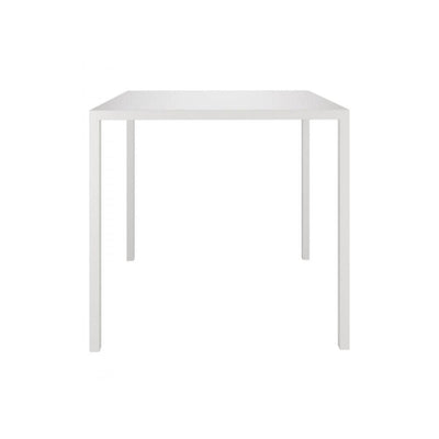 MESA COLOS QU800 | Mesa Visitante Al Aire Libre Terraza Patio Balcón | 74 cm | Base 4 Puntas Chapa Pintada | Lamina de Metal | Exterior - QU800 - Colos - NOGAL BEAT - Mesas