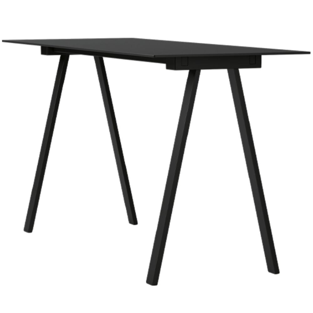 MESA COLOS VU A/R 1600 | Mesa Alta Comercial Ocasional Zonas de Descanso Snack Bars | 105 cm | Base 4 Puntas Acero Galvanizado | Varios Colores | Recubrimiento Polvo Poliéster | Interior - VU A/R 1600 - Colos - NOGAL BEAT - Mesas