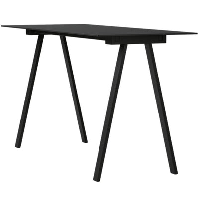 MESA COLOS VU A/R 1600 | Mesa Alta Comercial Ocasional Zonas de Descanso Snack Bars | 105 cm | Base 4 Puntas Acero Galvanizado | Varios Colores | Recubrimiento Polvo Poliéster | Interior - VU A/R 1600 - Colos - NOGAL BEAT - Mesas