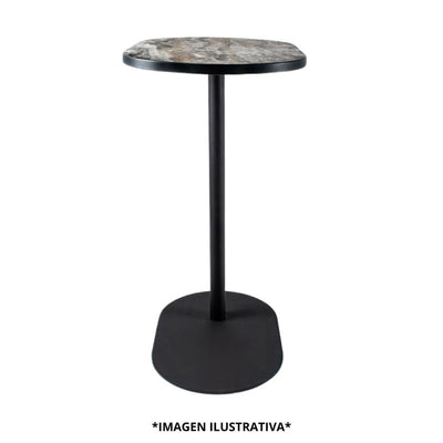 MESA REQUIEZ ROOT | Mesa Linea Confort | 66 cm | Base Ovalada | Varios Colores Especiales | Cubierta | Interior - 160-O5535 Esp Resina Fenólica - Requiez - NOGAL BEAT -