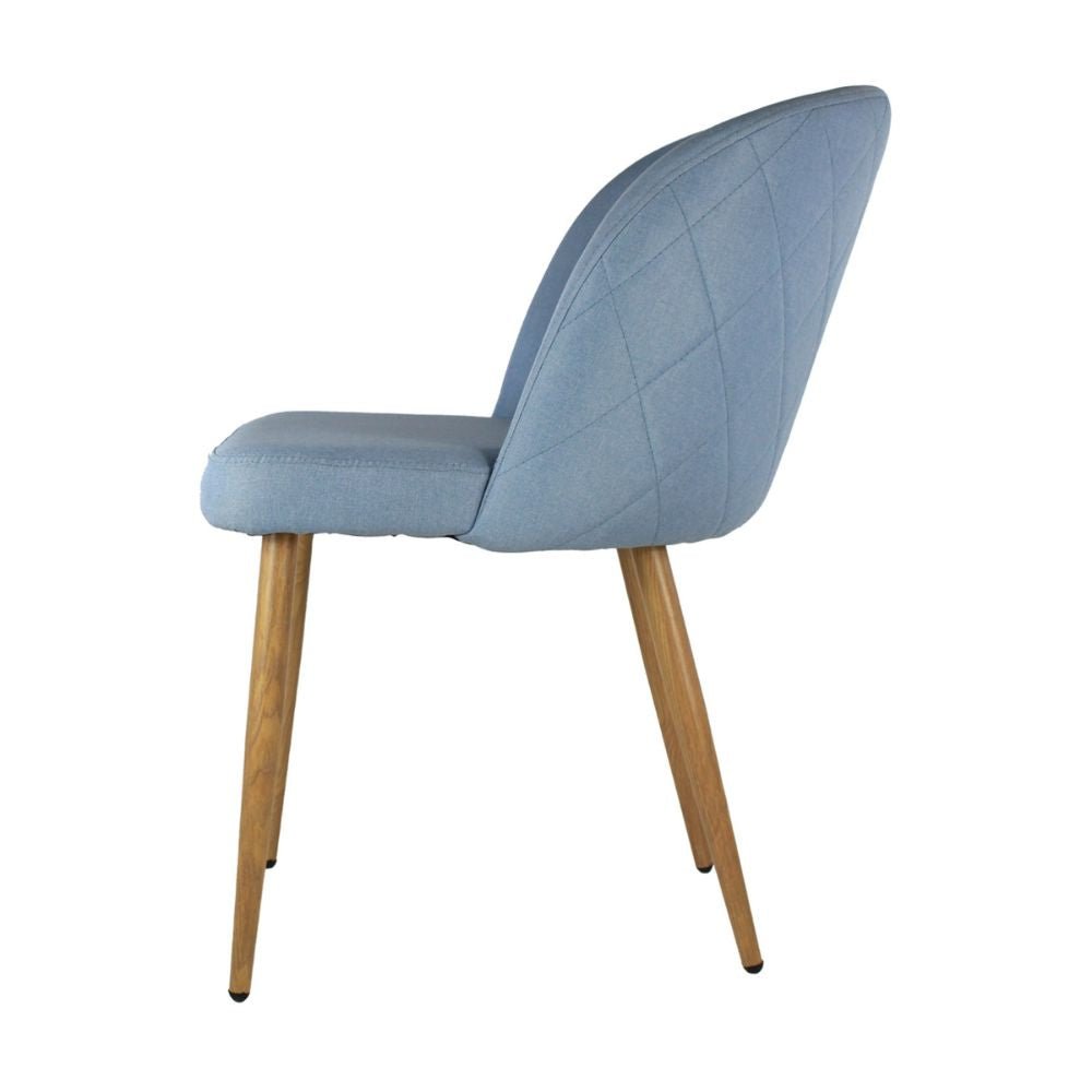 SILLA KINGSTRONG MOB-055 LUCCA LINO SILL2242340 | Silla Ocasional Comedor Cocina Bistró | Base 4 Puntas de Madera | Tapizado Tela | Interior | Vestíbulo Uso Interior Departamento Cuarto Apartamento Alojamiento Estudio Decoración Interiores Casa Habitación Comedor