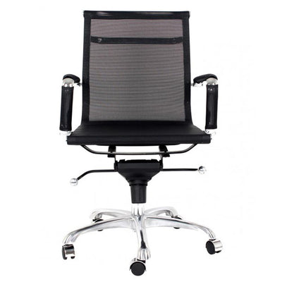 Nogal Beat Silla Cádiz Malla Oficina Operativa Respaldo Bajo Interior - CÁDIZ MALLA RESPALDO BAJO - MDO - NOGAL BEAT - Sillas