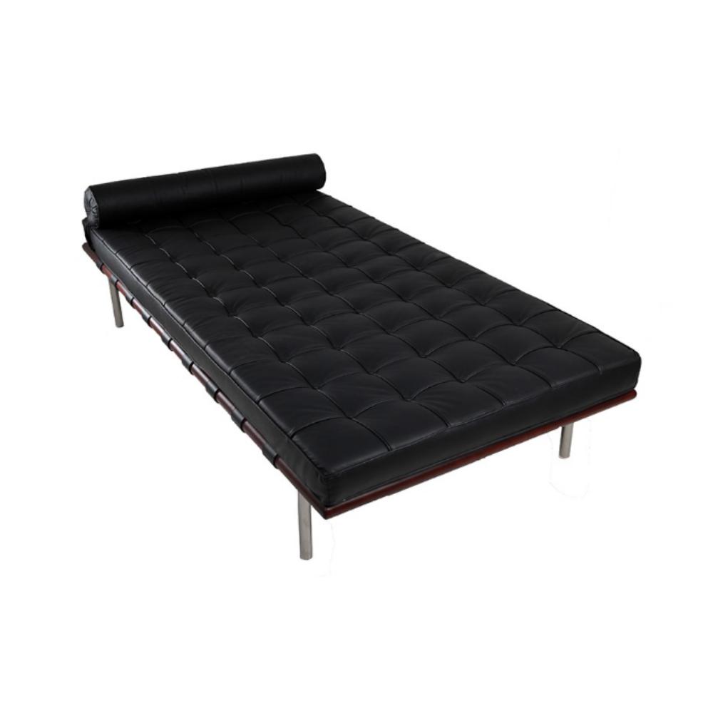 Nogal Beat Sillon Aviñon Daybed Piel Bastidor De Madera Estructura De Acero Interior - AVIÑON DAYBED PIEL - MDO - NOGAL BEAT -