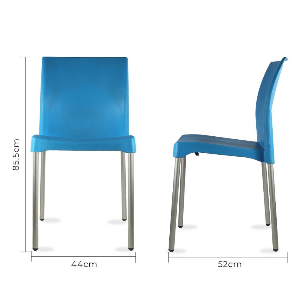 Nogal Beat VIVANTI PLASTICO Silla Polipropileno Comercial - SILL0020357 - Mundo In - NOGAL BEAT -