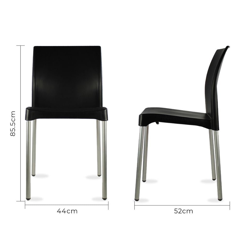 Nogal Beat VIVANTI PLASTICO Silla Polipropileno Comercial - SILL0020357 - Mundo In - NOGAL BEAT -