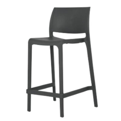 BANCO OFFIHO Sensilla OHV-7211C | Banco Cocina Terraza | Resistente Rayos UV | Polipropileno | Interior + Exterior Resistente Intemperie Rayos UV Ambiente Salino Bar Cafeteria Colorido s Aire Libre Plastico Restaurante