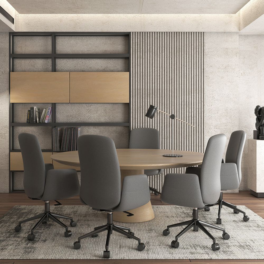 Offiho Black Yodo OHE-135 Plus Silla Ejecutiva - OHE-135plus - OFFIHO - NOGAL BEAT -