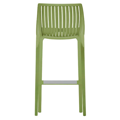 BANCO OFFIHO MILOS OHV-7203BB | Banco Alto para Barra Libre Jardin Terraza | Polipropileno | Exterior + Interior | Barra Zona Comida Plazas Centro Comercial Comedor Plástico Playa Bar