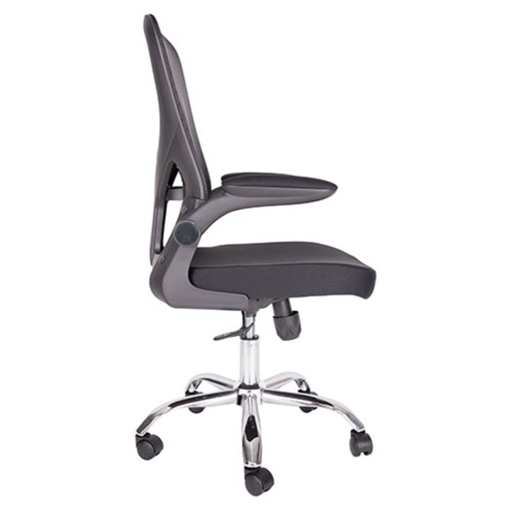 Offiho Silla Brescia Operativo Malla Base Cromo 5 Puntas - Brescia operativo - OFFIHO - NOGAL BEAT -