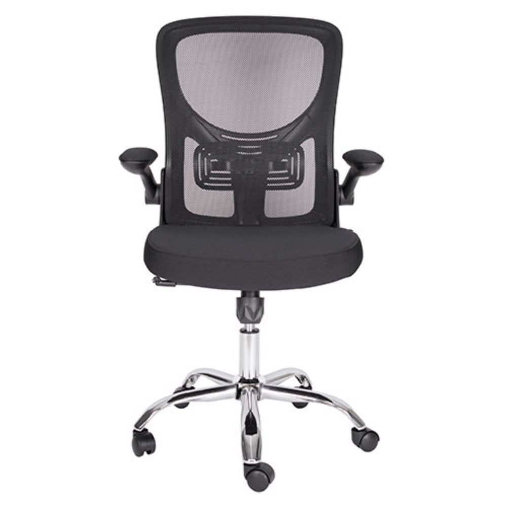 Offiho Silla Brescia Operativo Malla Base Cromo 5 Puntas - Brescia operativo - OFFIHO - NOGAL BEAT -