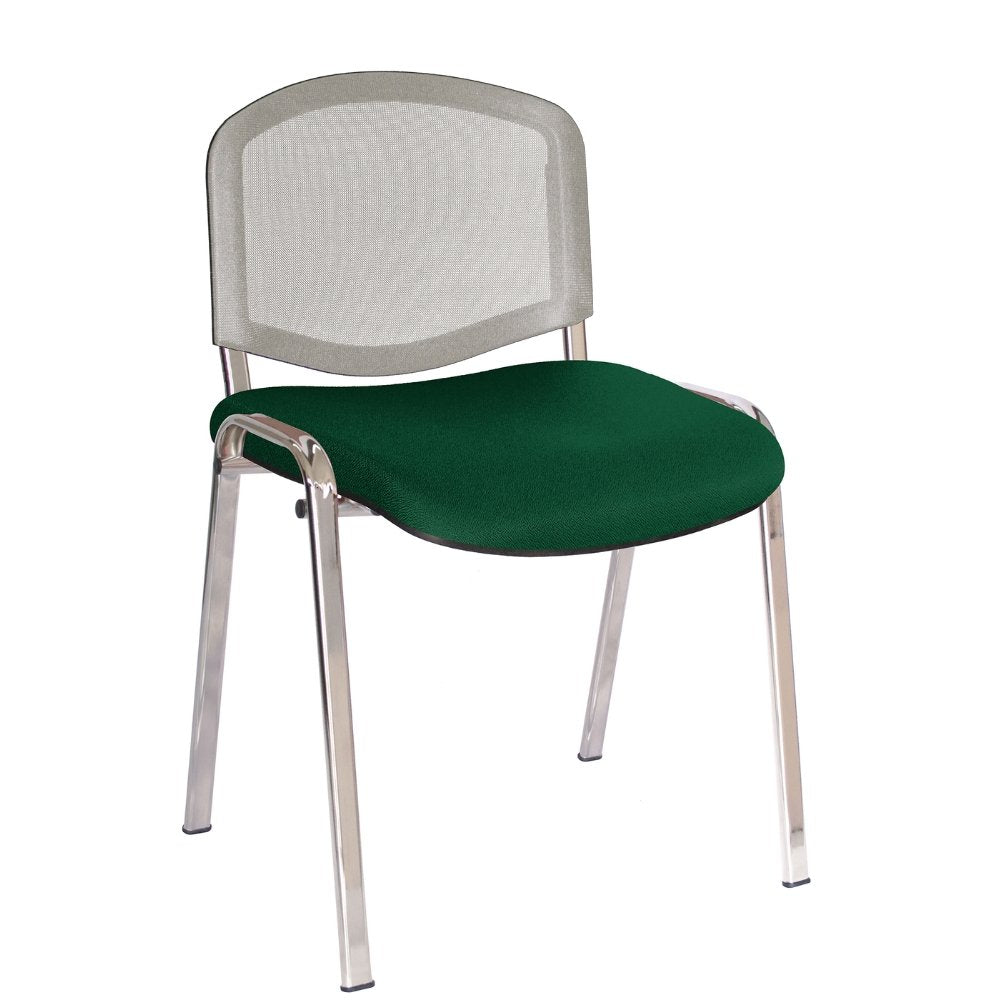 Offiho Silla Ellitico Net Ohv-2400Cr Acero Tubular Ovalado para Conferencias - OFFIHO - NOGAL BEAT - Sillas