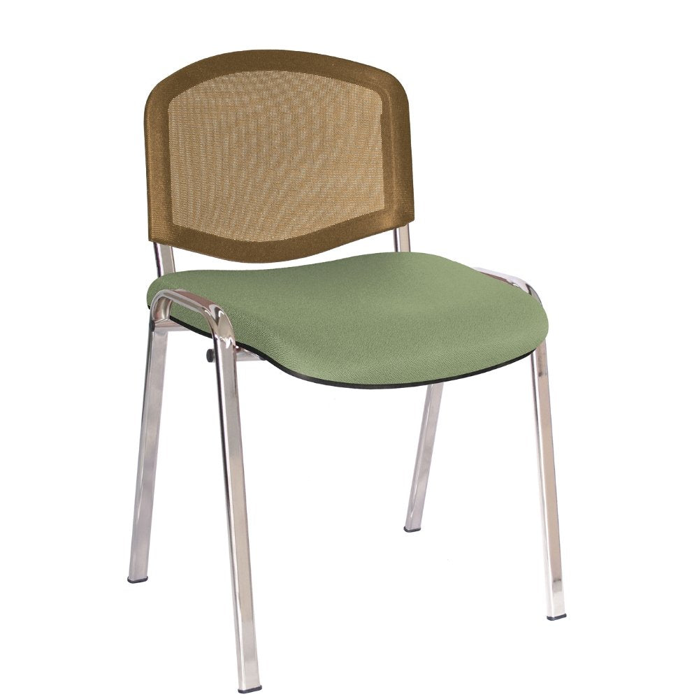 Offiho Silla Ellitico Net Ohv-2400Cr Acero Tubular Ovalado para Conferencias - OHV-2400CR - OFFIHO - NOGAL BEAT - Sillas