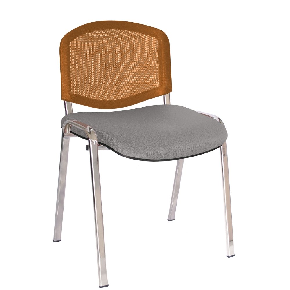 Offiho Silla Ellitico Net Ohv-2400Cr Acero Tubular Ovalado para Conferencias - OFFIHO - NOGAL BEAT - Sillas