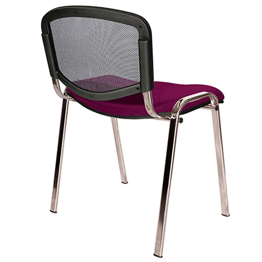 Offiho Silla Ellitico Net Ohv-2400Cr Acero Tubular Ovalado para Conferencias - OFFIHO - NOGAL BEAT - Sillas