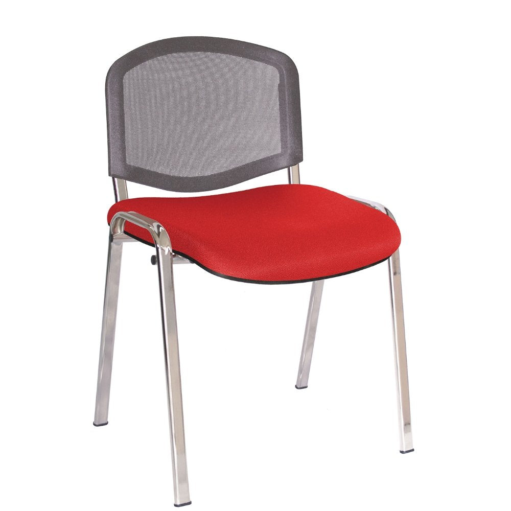 Offiho Silla Ellitico Net Ohv-2400Cr Acero Tubular Ovalado para Conferencias - OFFIHO - NOGAL BEAT - Sillas