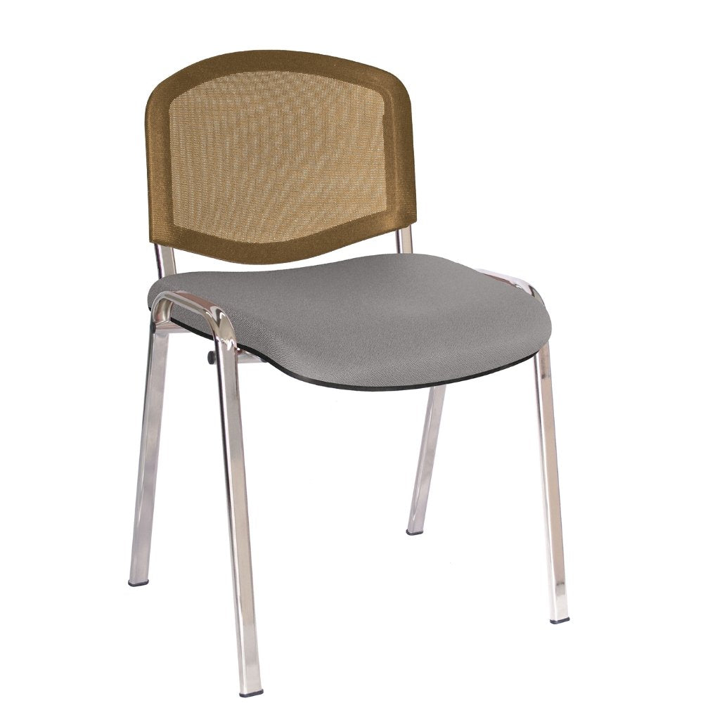 Offiho Silla Ellitico Net Ohv-2400Cr Acero Tubular Ovalado para Conferencias - OHV-2400CR - OFFIHO - NOGAL BEAT - Sillas