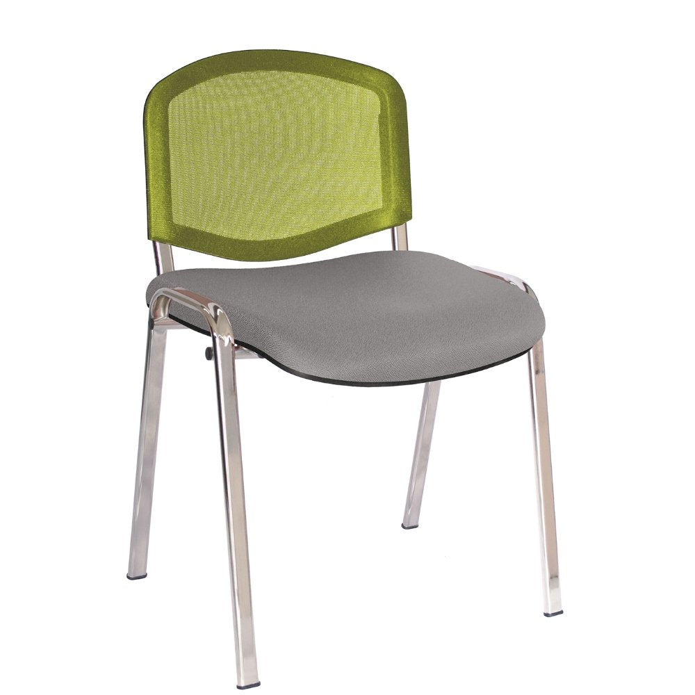 Offiho Silla Ellitico Net Ohv-2400Cr Acero Tubular Ovalado para Conferencias - OFFIHO - NOGAL BEAT - Sillas