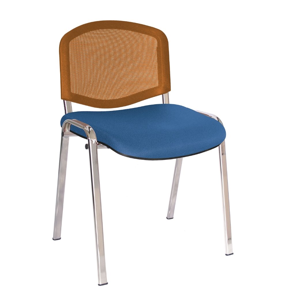 Offiho Silla Ellitico Net Ohv-2400Cr Acero Tubular Ovalado para Conferencias - OFFIHO - NOGAL BEAT - Sillas