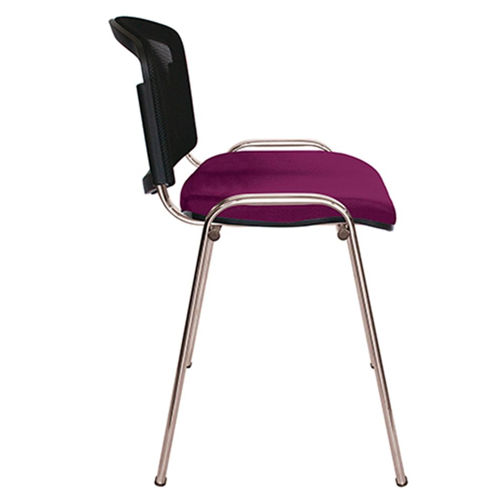 Offiho Silla Ellitico Net Ohv-2400Cr Acero Tubular Ovalado para Conferencias - OFFIHO - NOGAL BEAT - Sillas