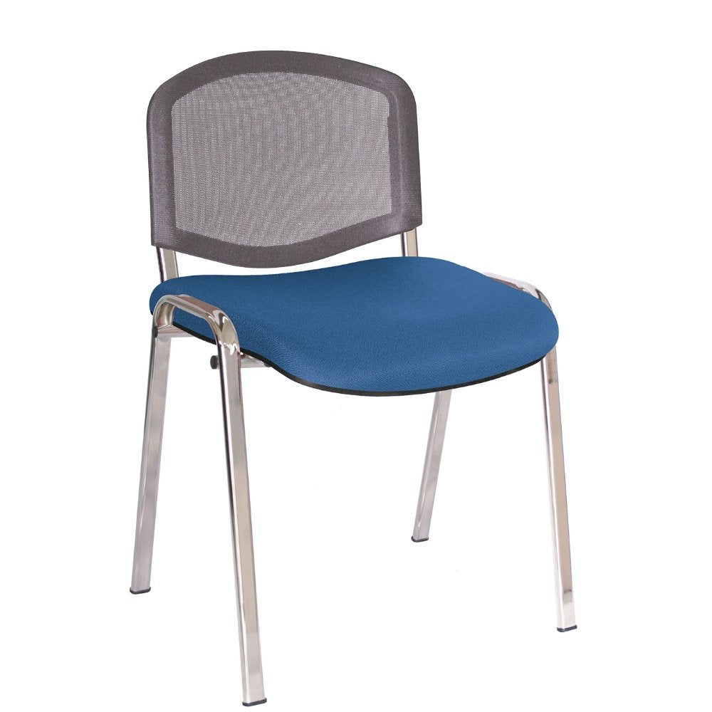Offiho Silla Ellitico Net Ohv-2400Cr Acero Tubular Ovalado para Conferencias - OFFIHO - NOGAL BEAT - Sillas
