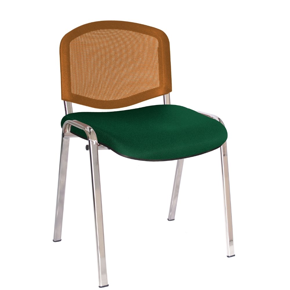 Offiho Silla Ellitico Net Ohv-2400Cr Acero Tubular Ovalado para Conferencias - OFFIHO - NOGAL BEAT - Sillas