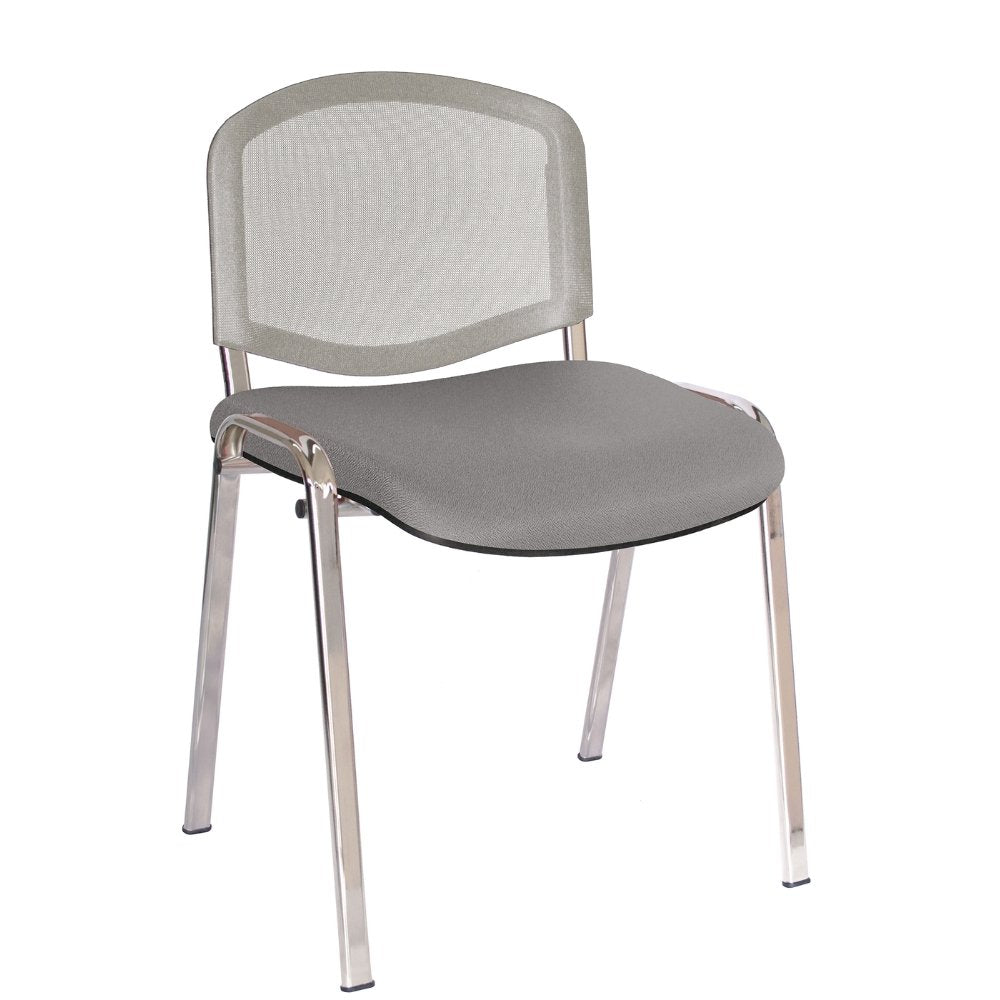 Offiho Silla Ellitico Net Ohv-2400Cr Acero Tubular Ovalado para Conferencias - OFFIHO - NOGAL BEAT - Sillas