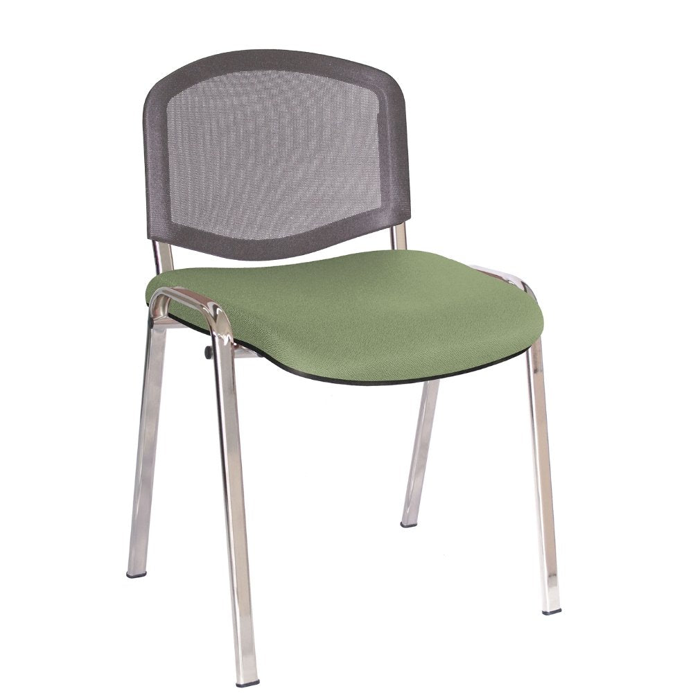 Offiho Silla Ellitico Net Ohv-2400Cr Acero Tubular Ovalado para Conferencias - OFFIHO - NOGAL BEAT - Sillas