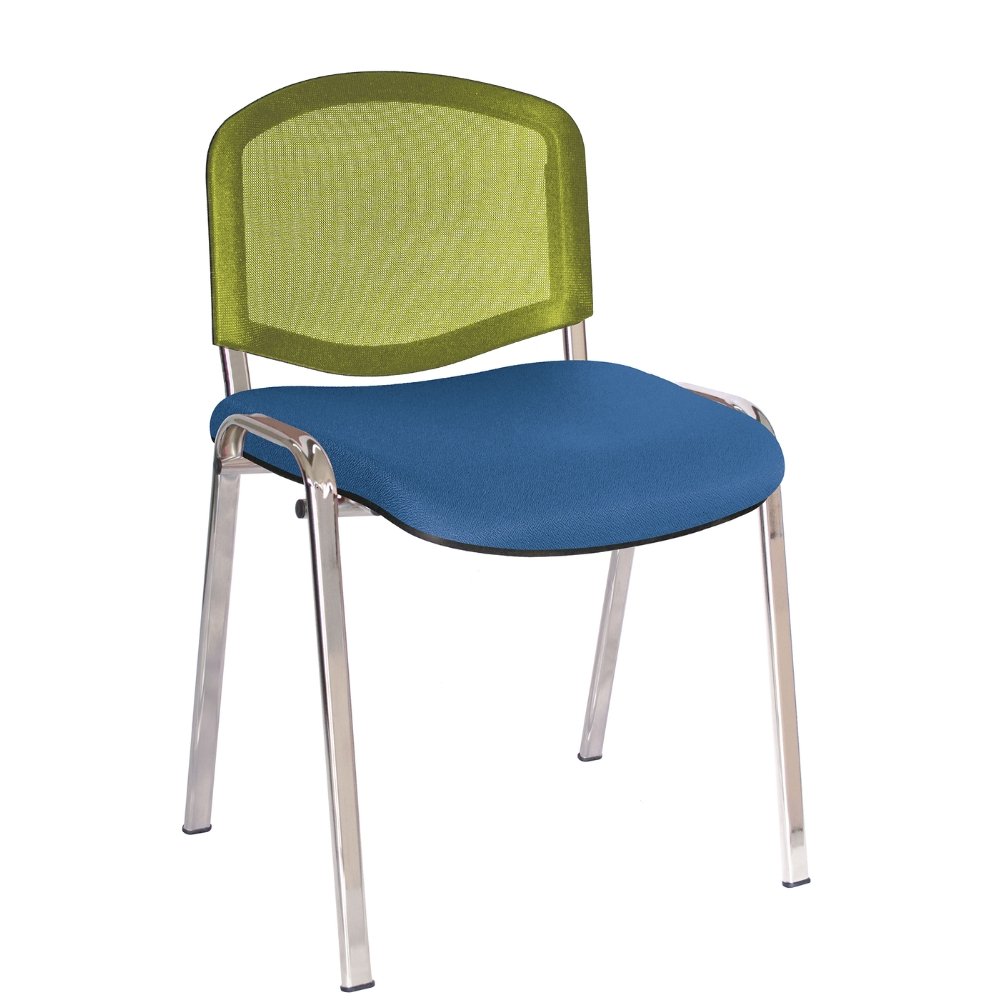 Offiho Silla Ellitico Net Ohv-2400Cr Acero Tubular Ovalado para Conferencias - OFFIHO - NOGAL BEAT - Sillas